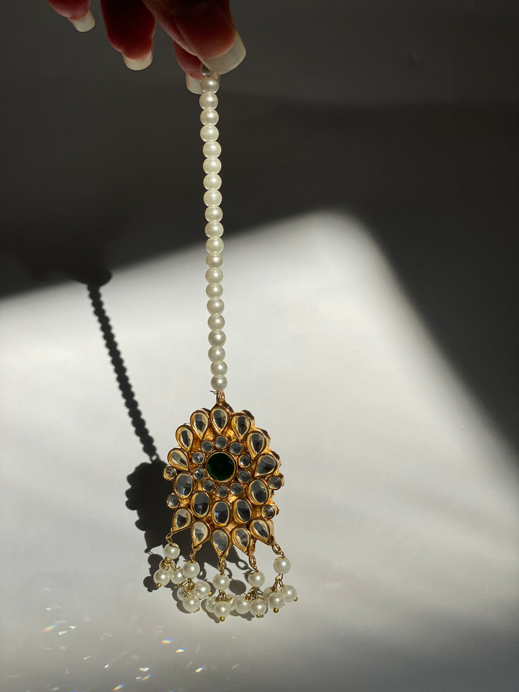 Rangrez Kundan Bindiya | Traditional Pakistani Hair Accessories