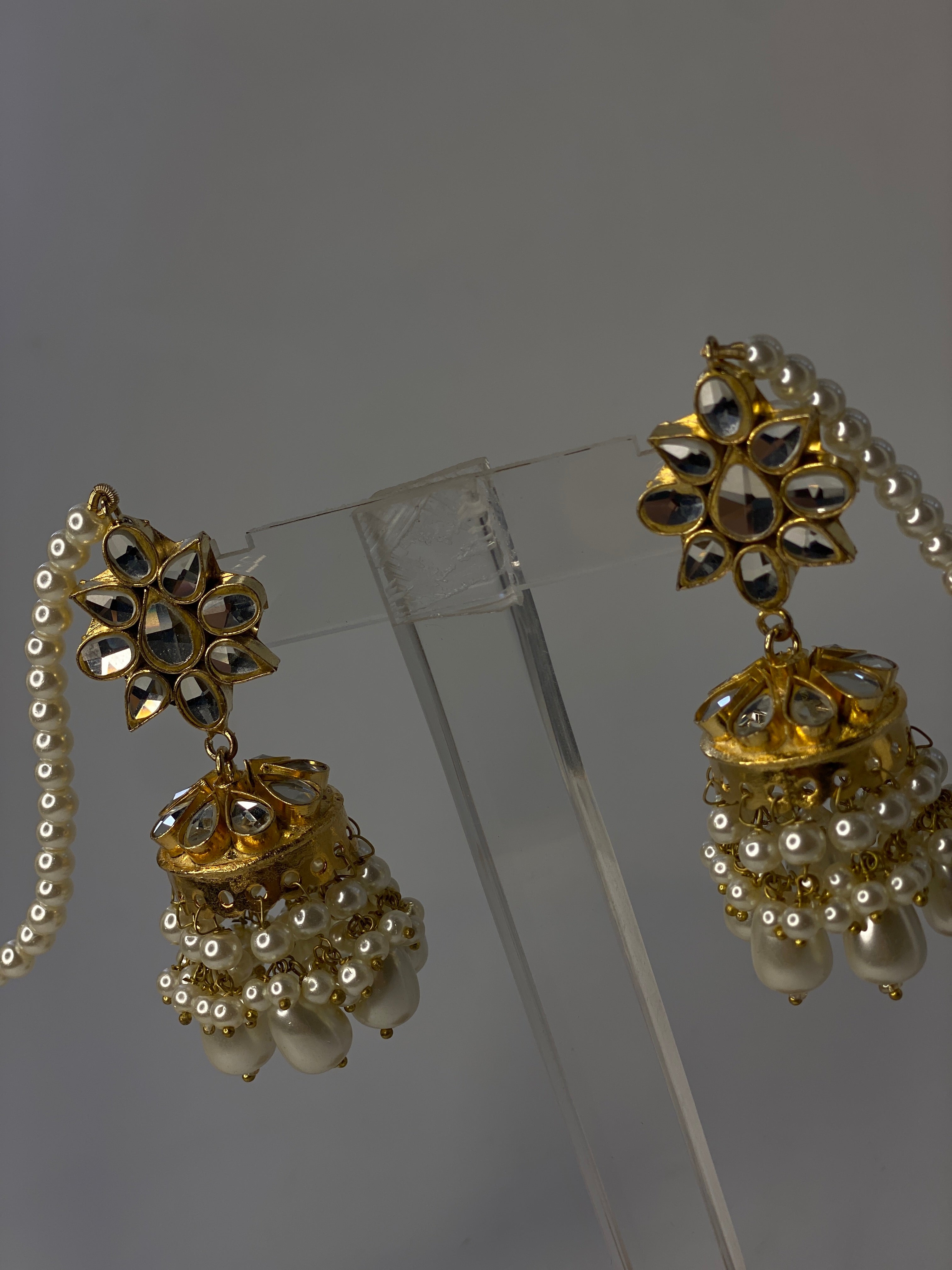 Anarkali Kundan Jhumky