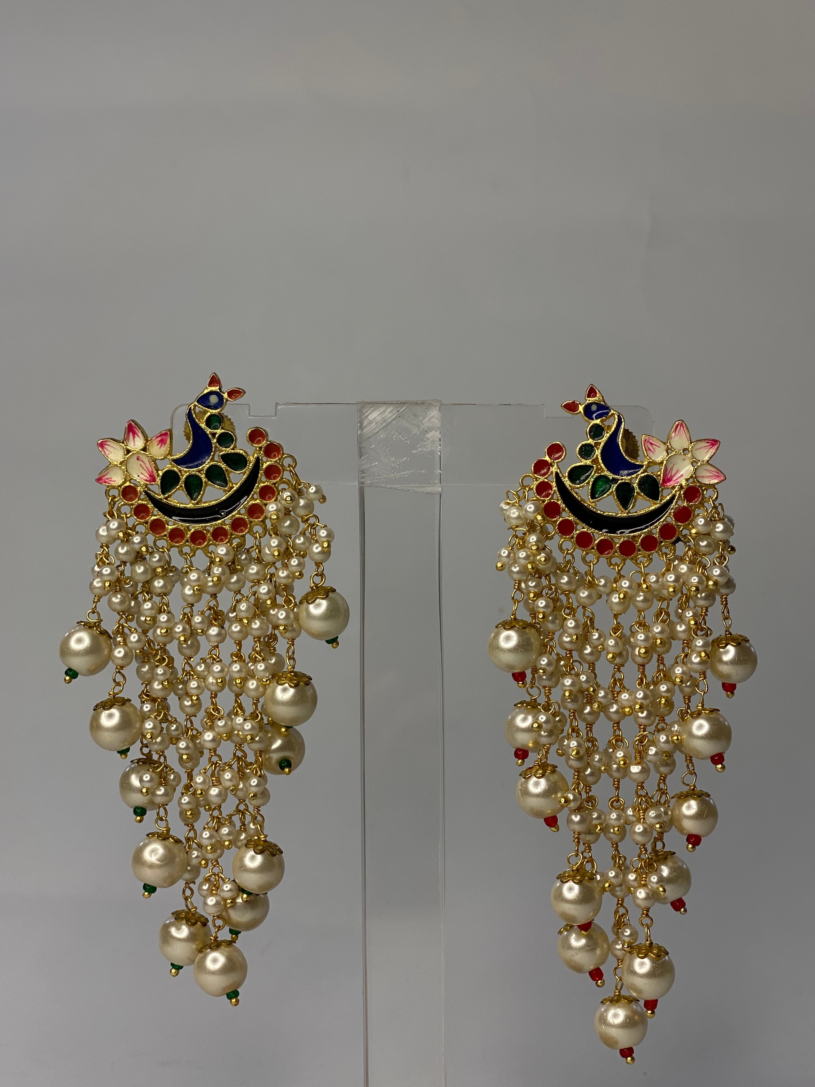 Moor Kundan Jhumky