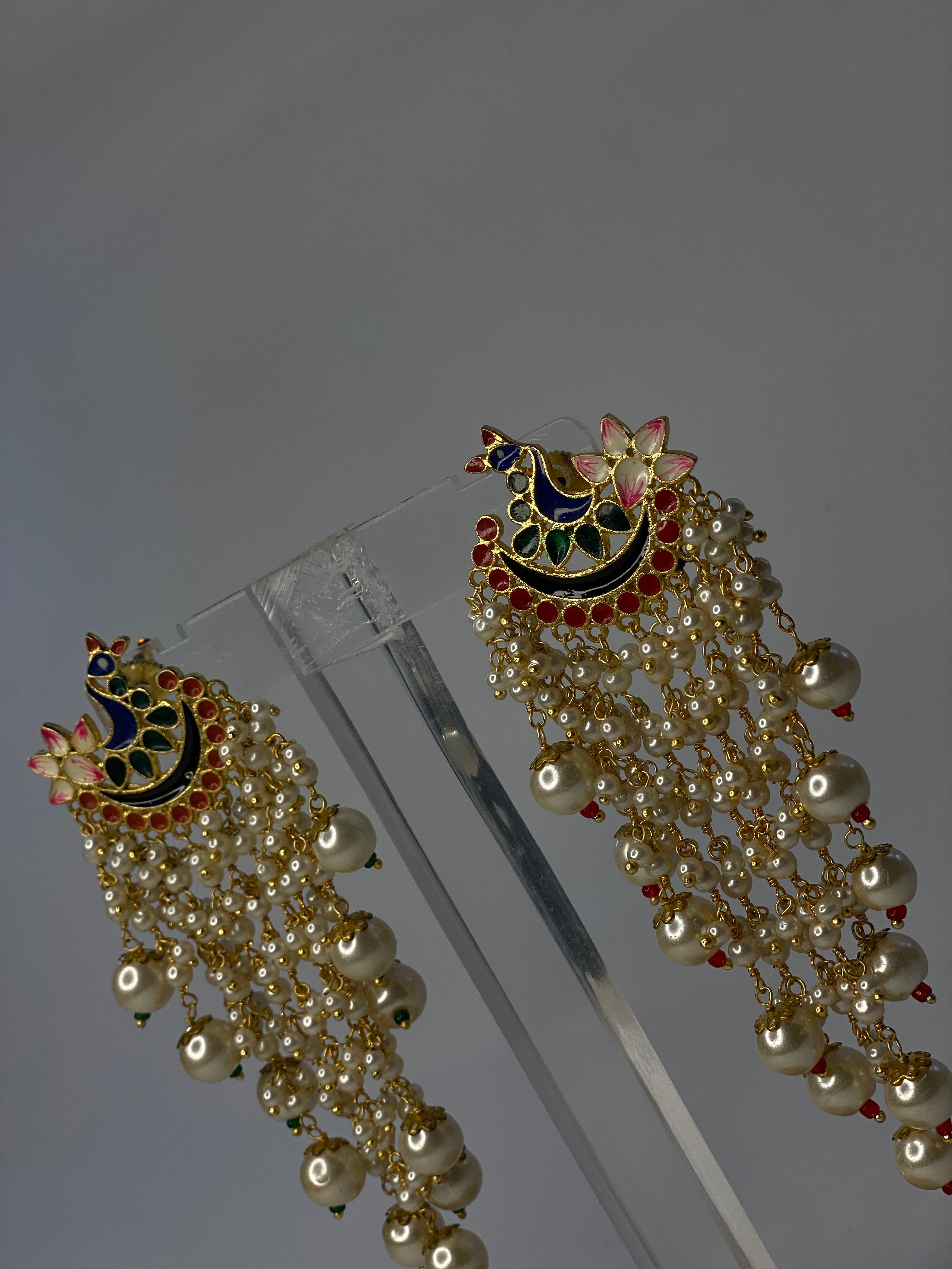 Moor Kundan Jhumky