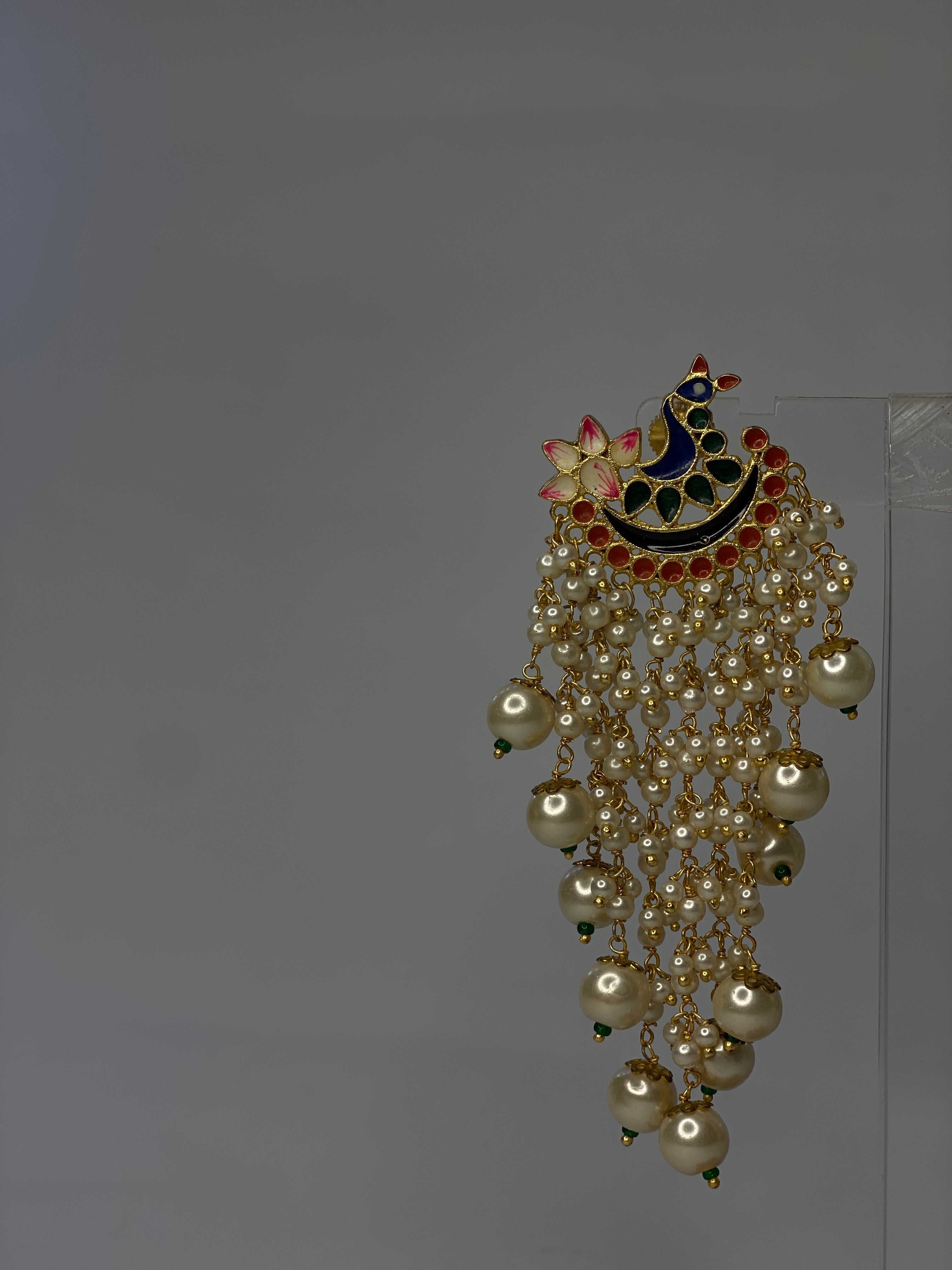 Moor Kundan Jhumky