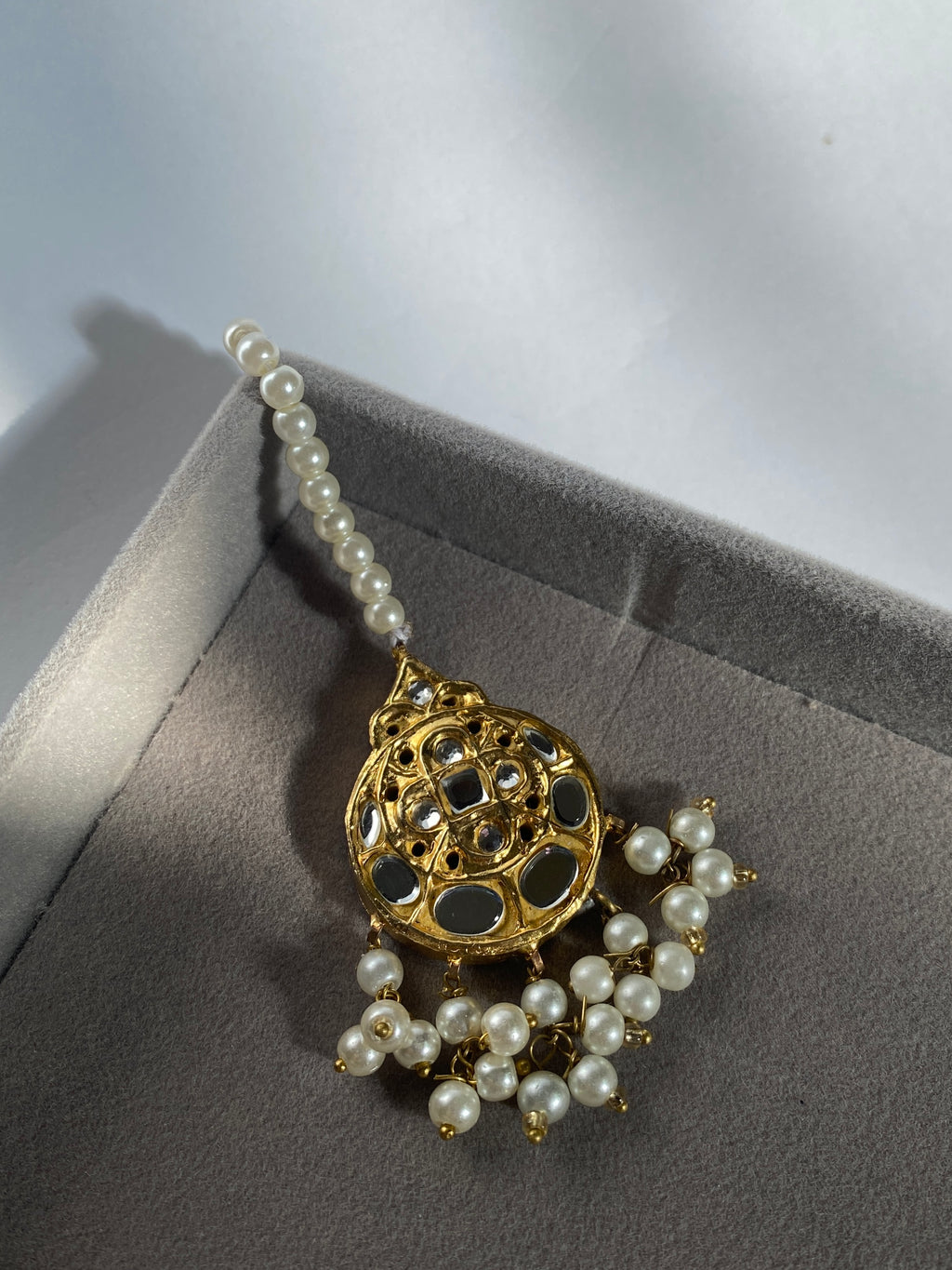 Zewar Kundan Bindiya | Traditional Pakistani Hair Accessories