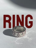 Silver Clover Ring