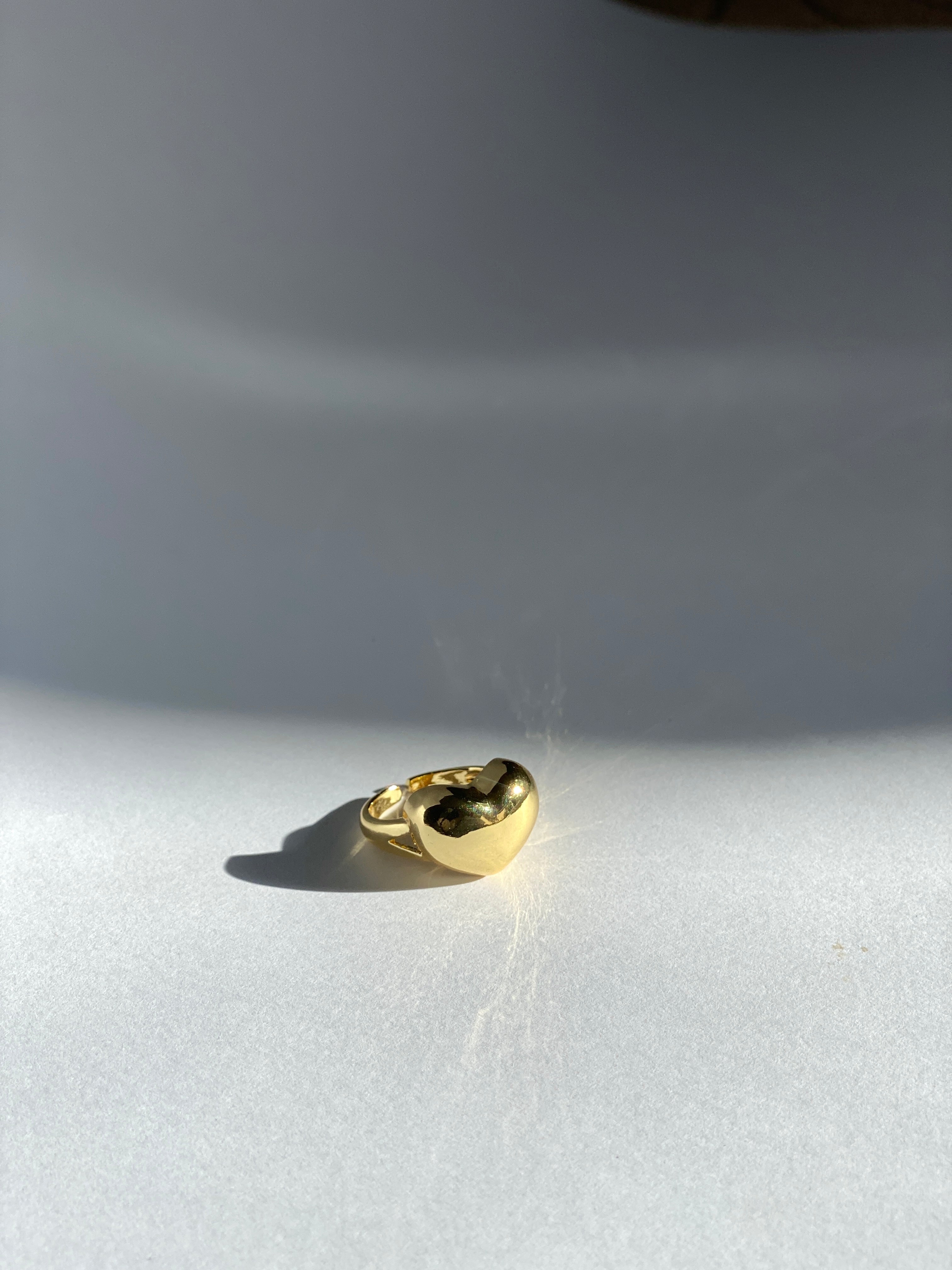 Golden Heart Ring