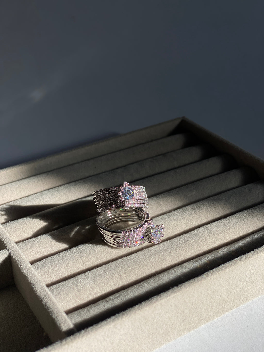 Silver Six Stack Ring