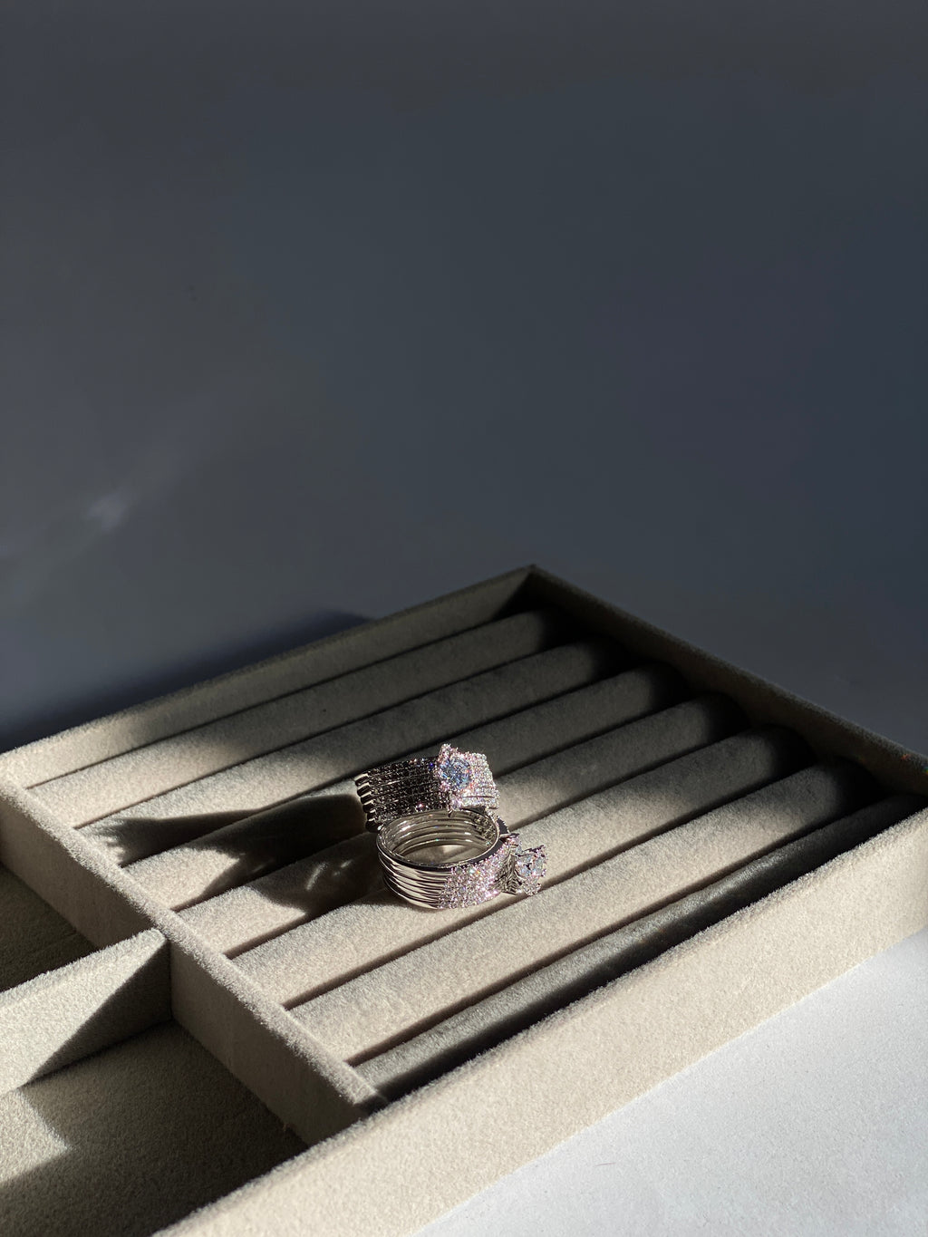 Silver Six Stack Ring