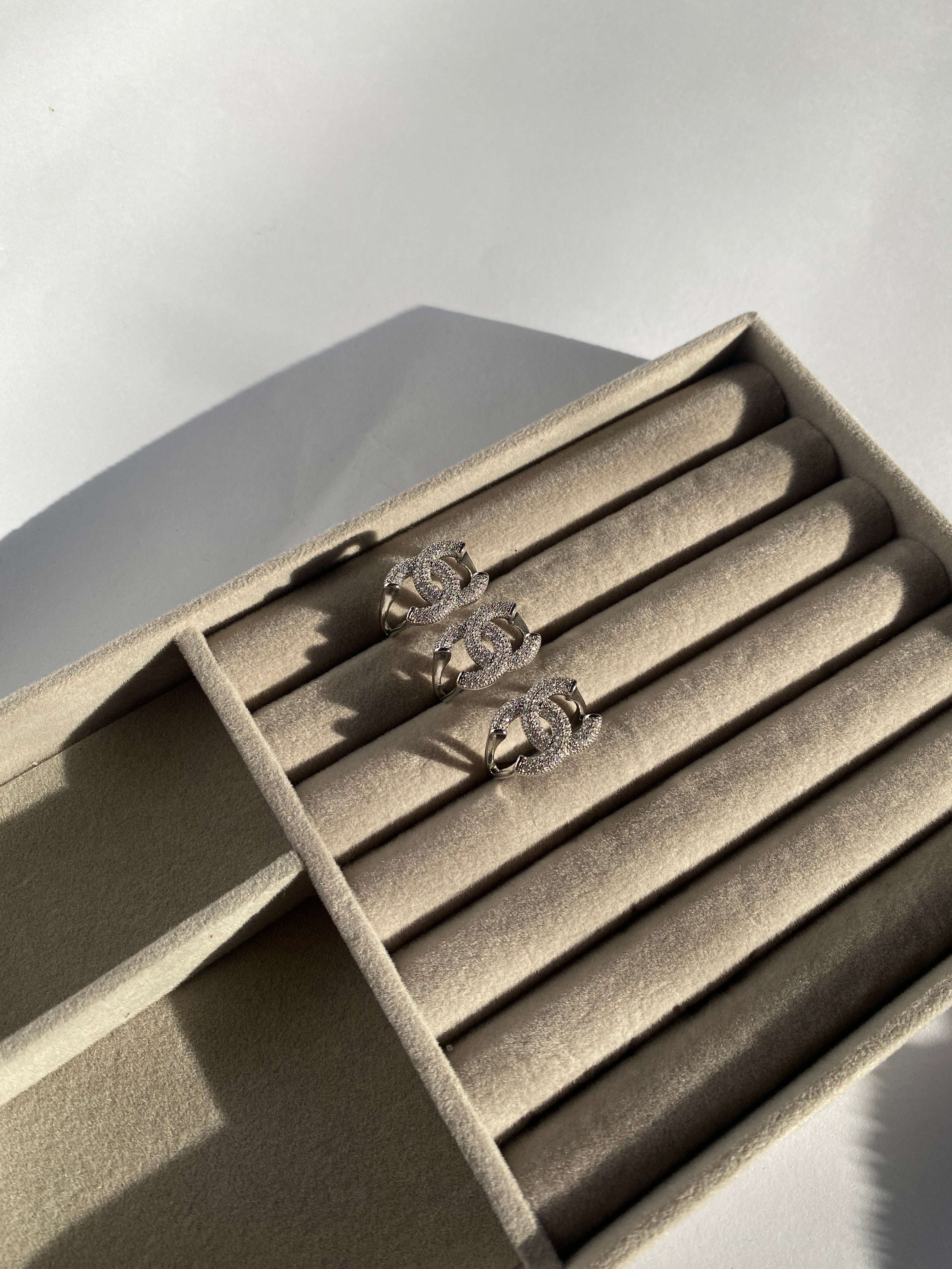 Silver Chanel Style Ring