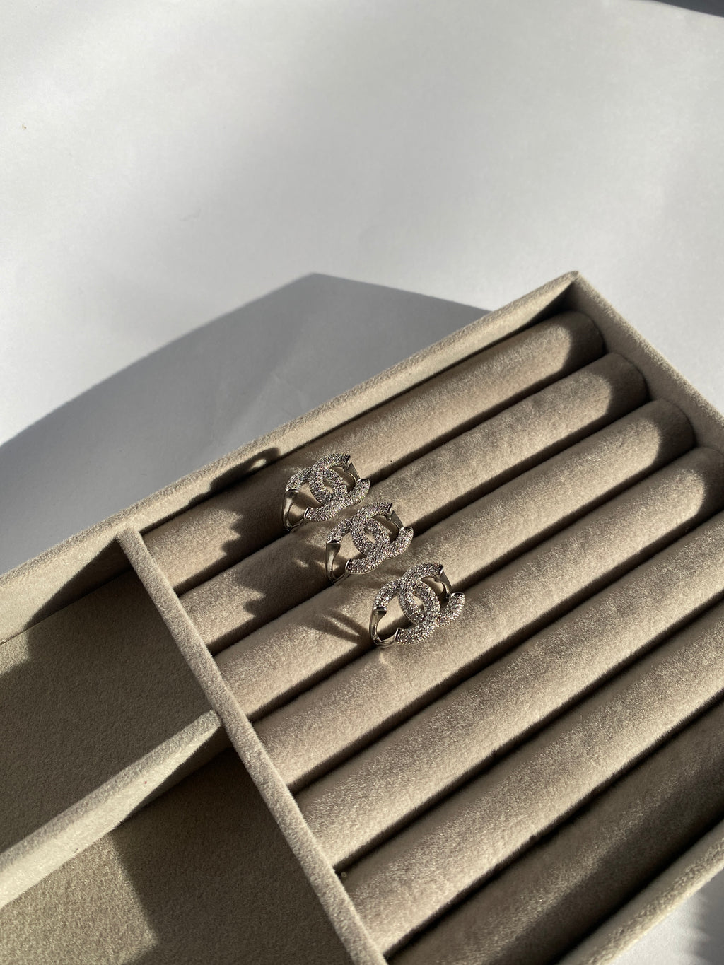 Silver Chanel Style Ring