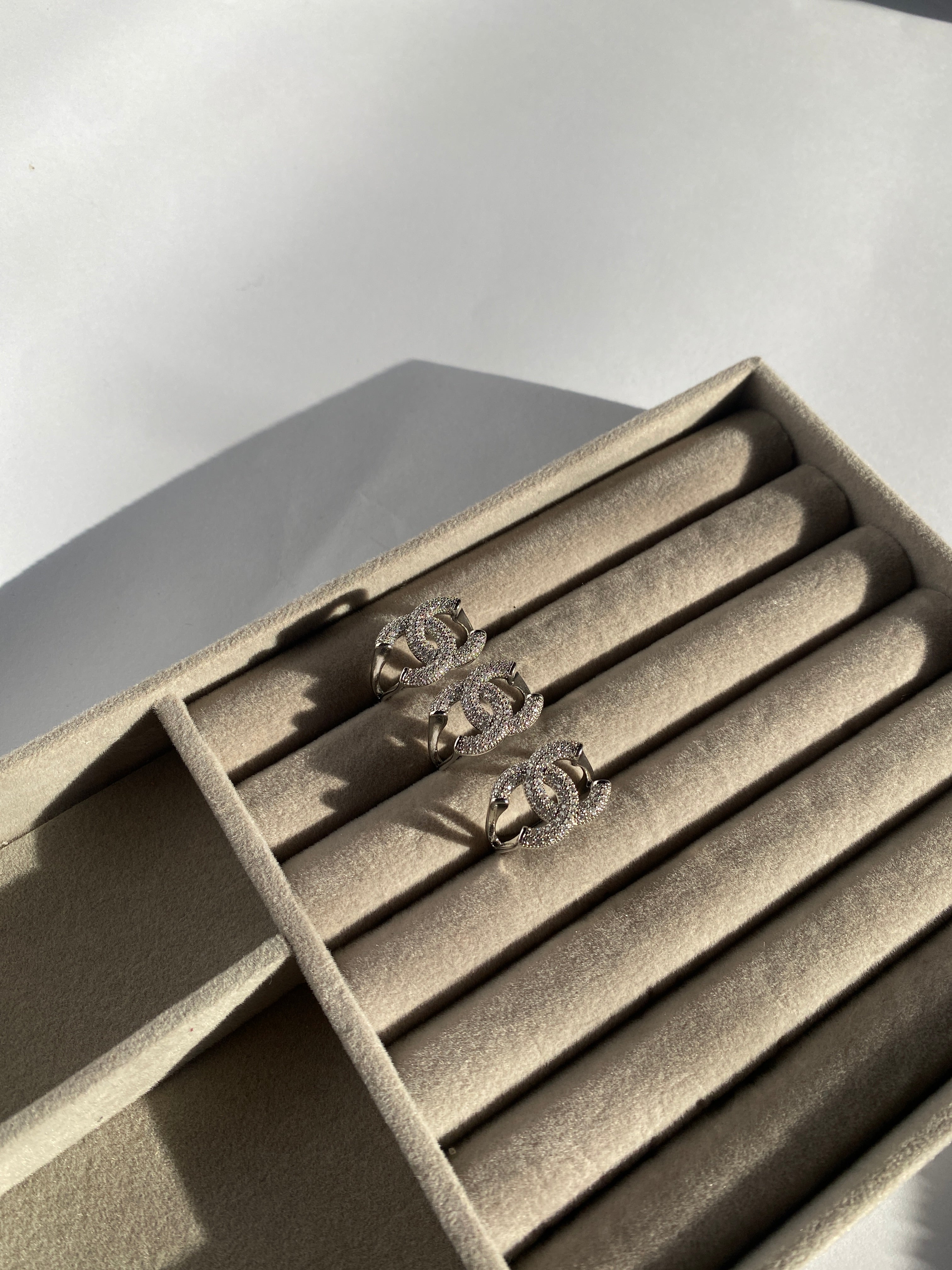 Silver Chanel Style Ring