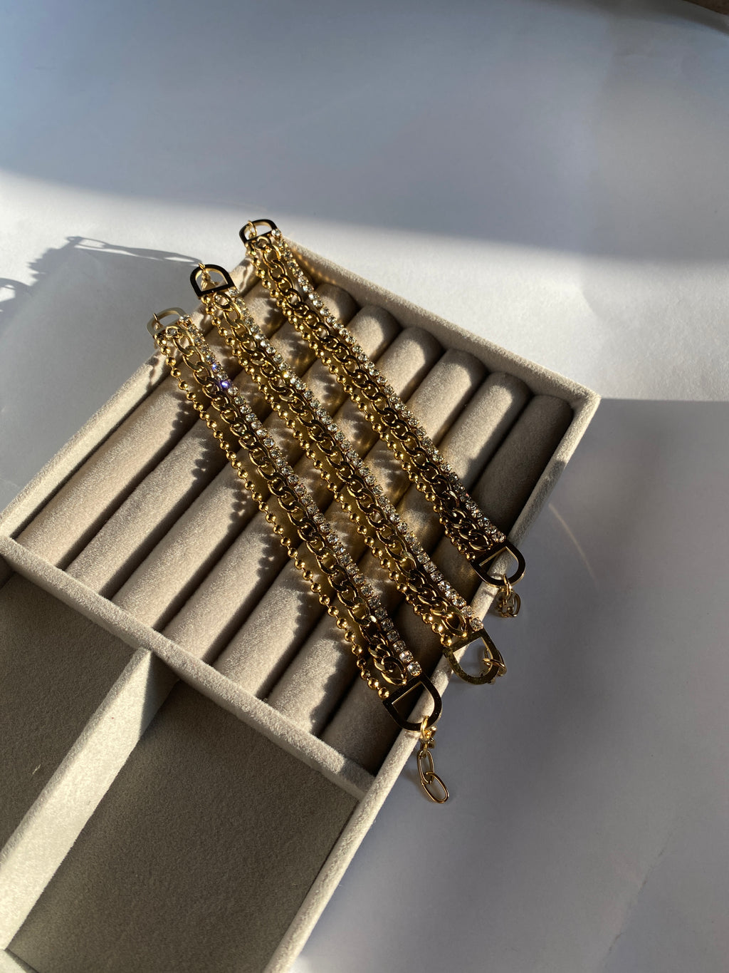 Three Tier Tennis Bracelet