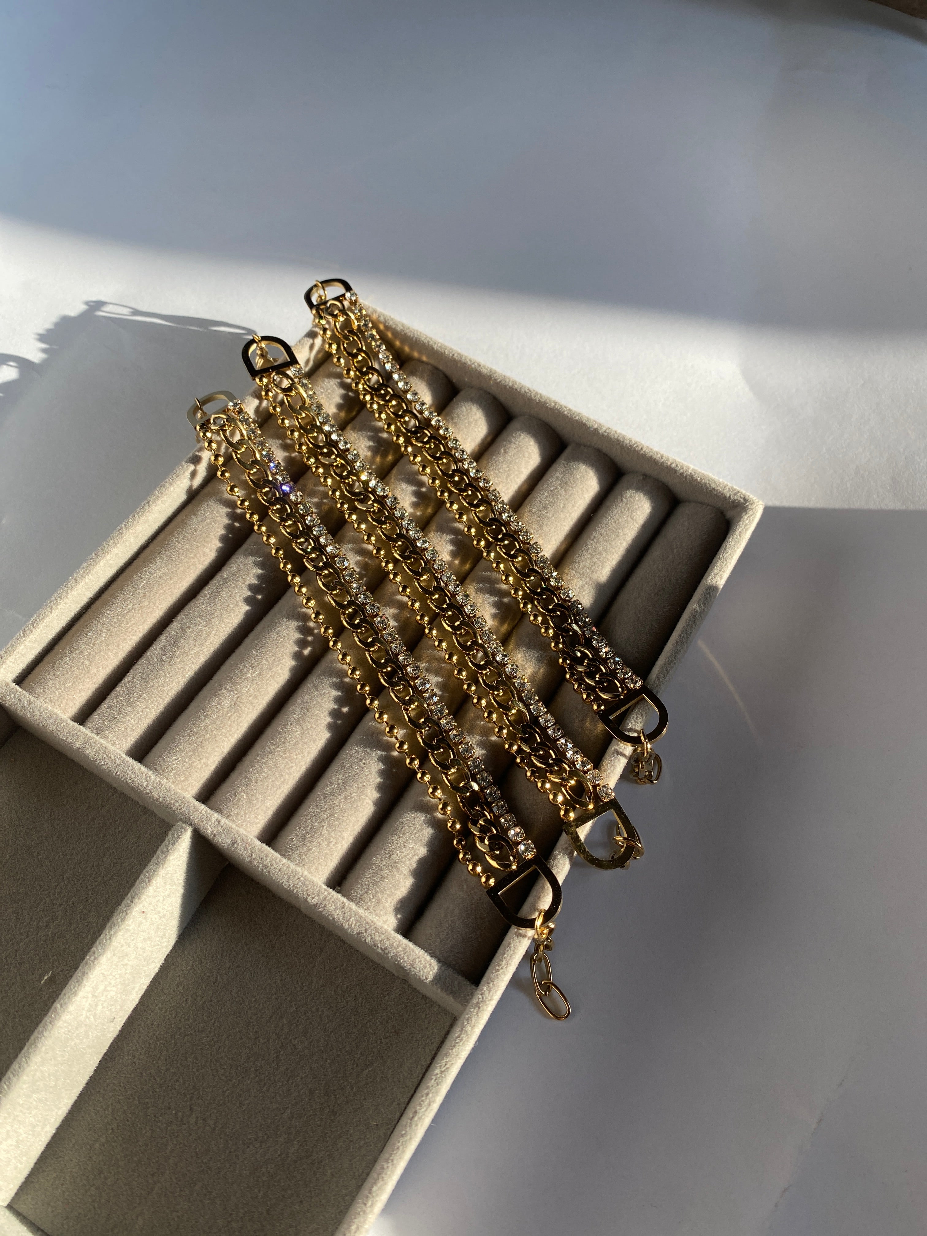 Three Tier Tennis Bracelet