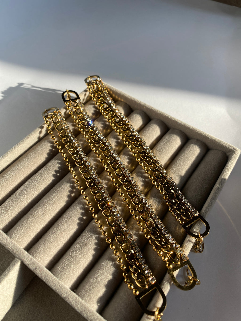 Three Tier Tennis Bracelet