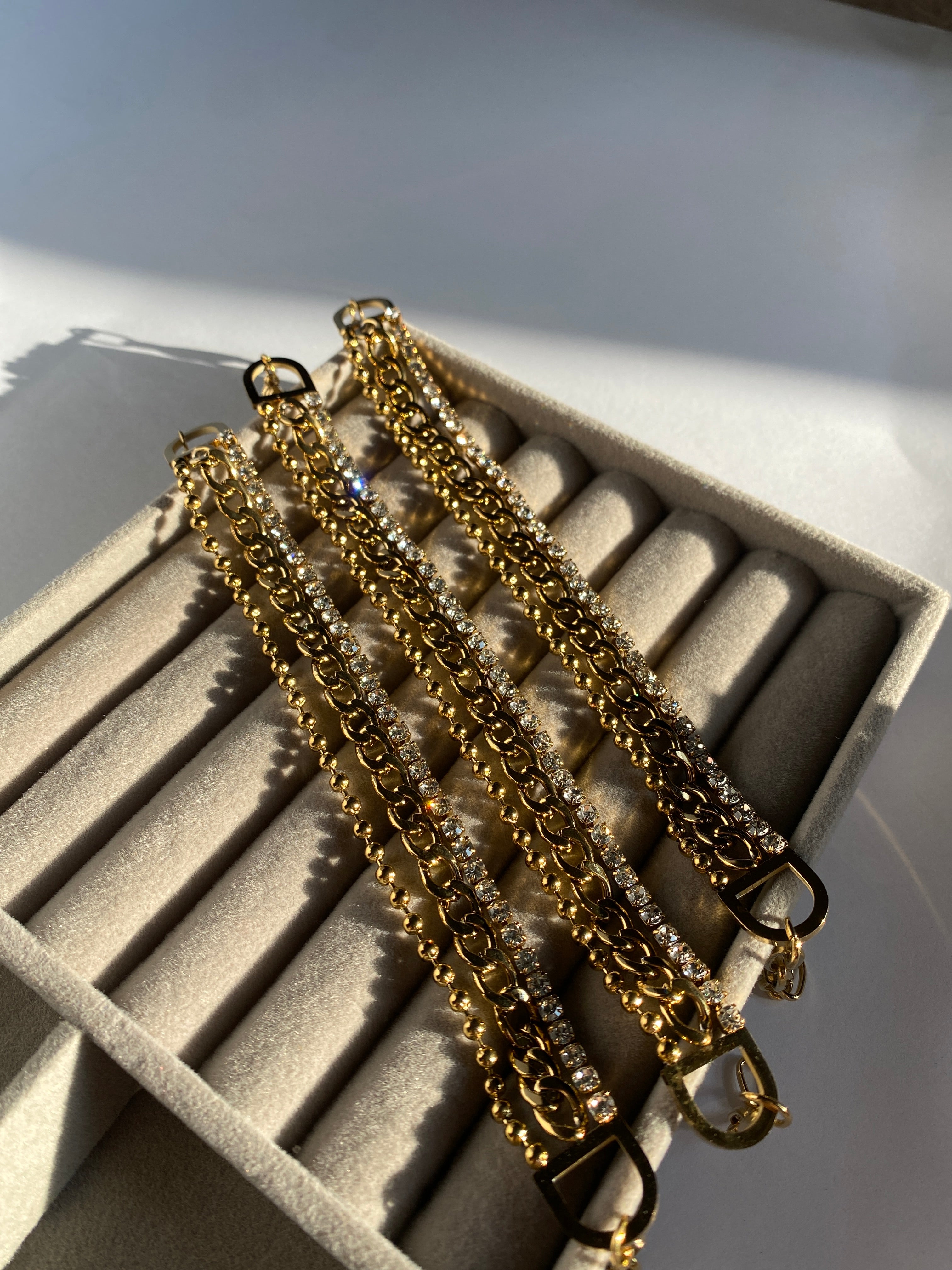 Three Tier Tennis Bracelet