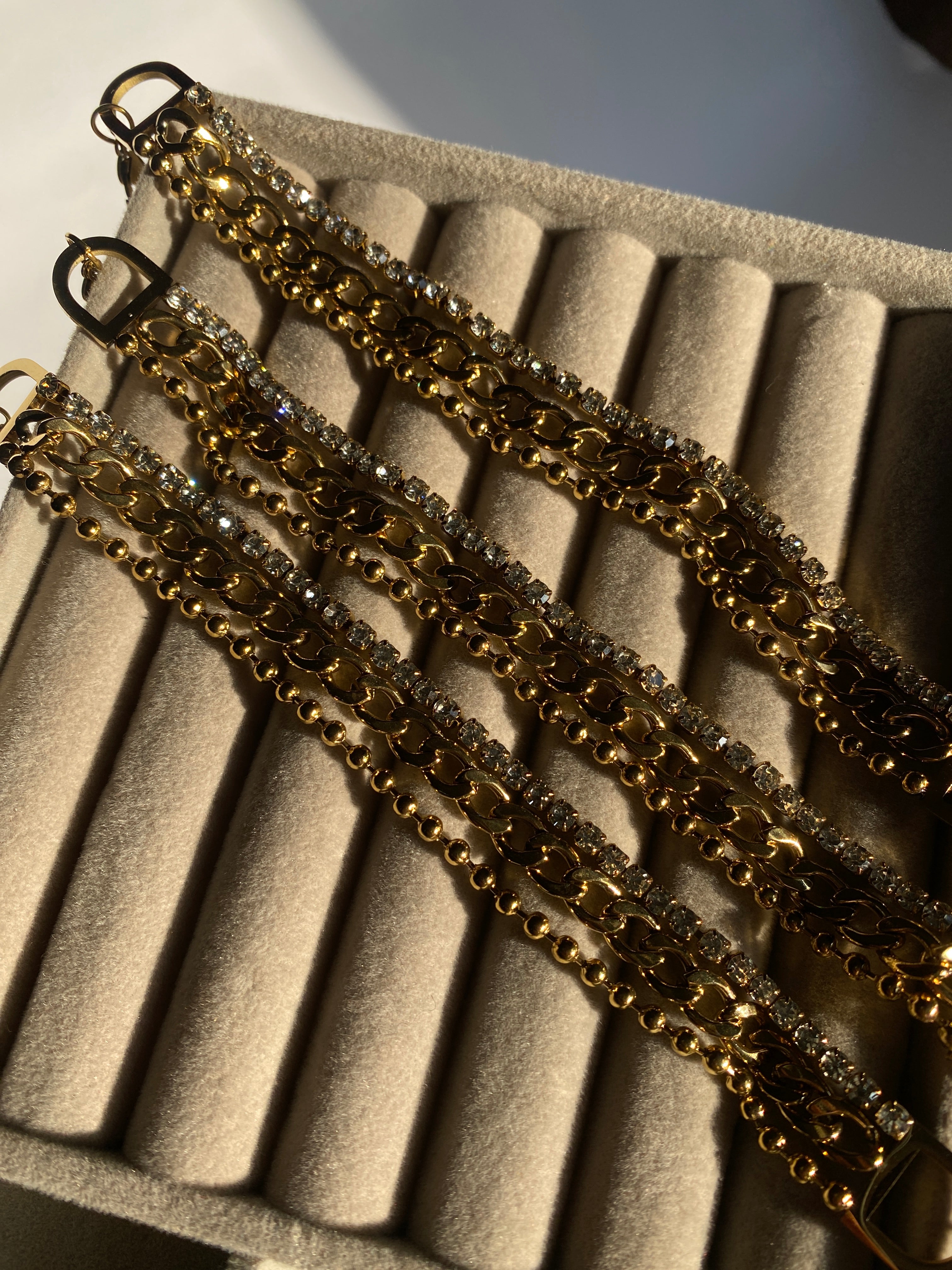 Three Tier Tennis Bracelet
